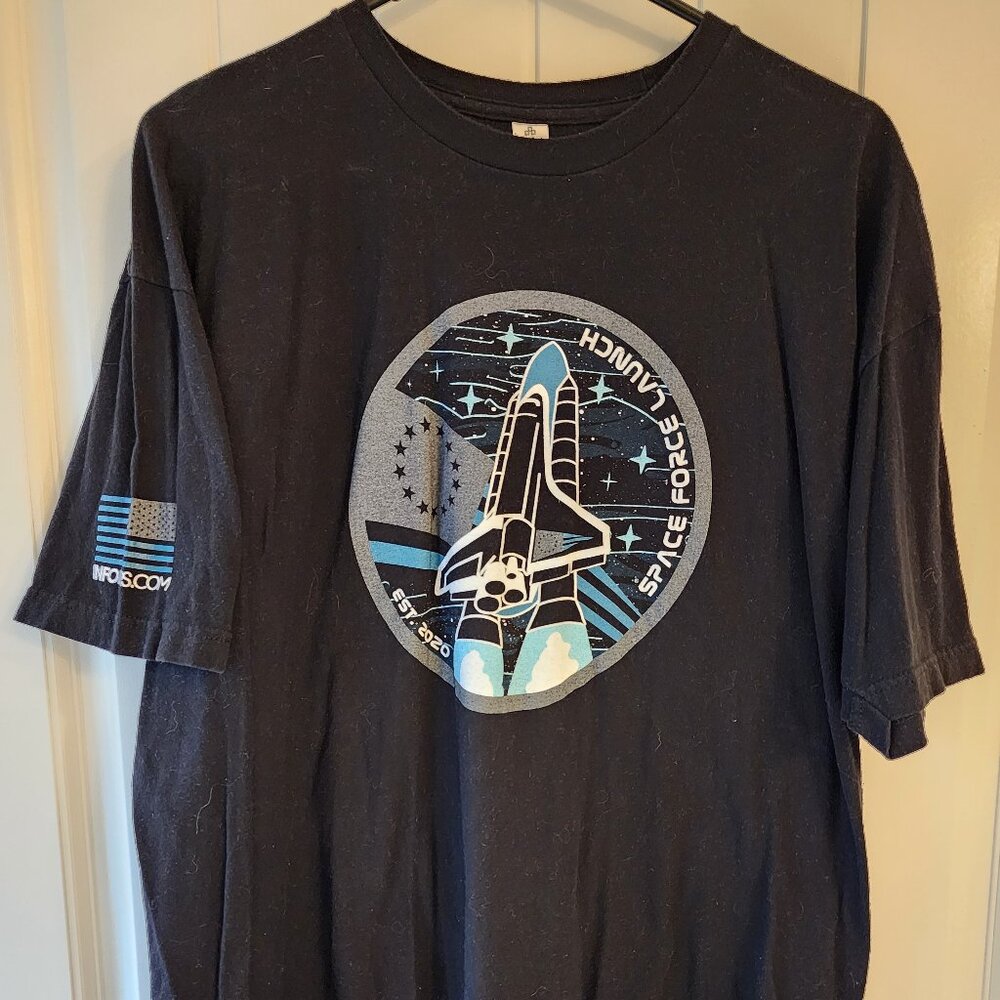 INFOWARS Space Force Launch T-Shirt